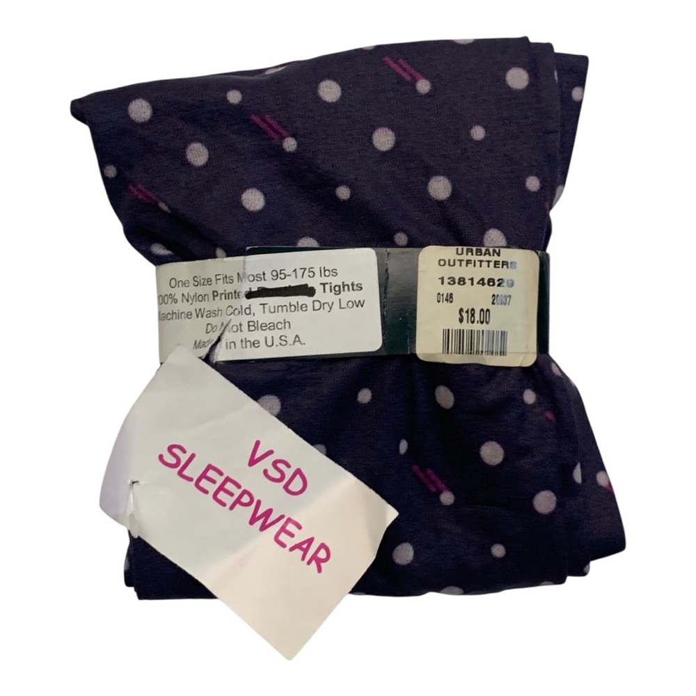 ▪️Sparkle & Fade Purple and Pink Polka Dot Low Rise Tights▪️ - Picture 3 of 6